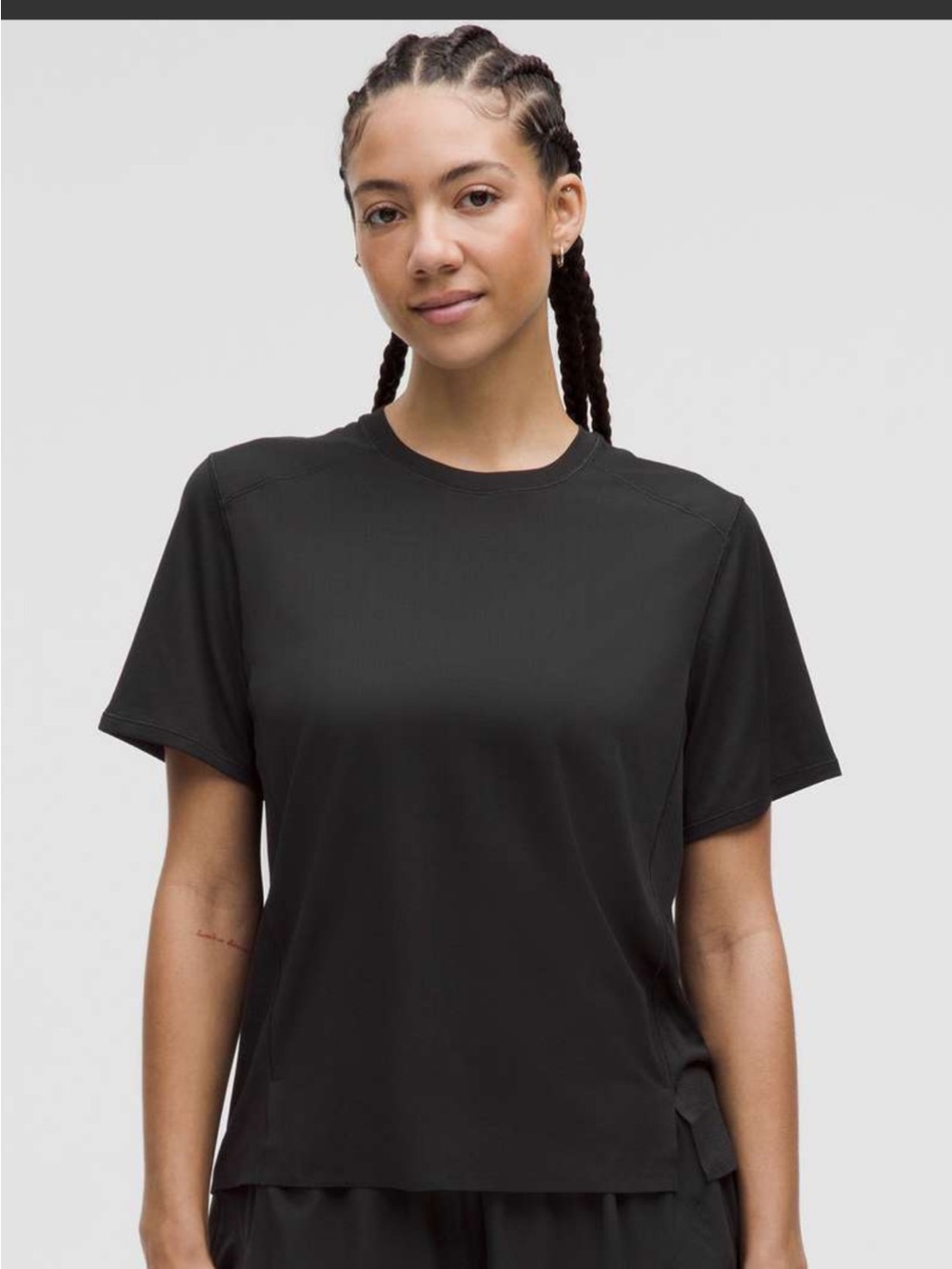 NWT!🍋🍋Lululemon Fast and Free Short Sleeve Shirt🍋🍋. Size Medium. Color Black.
